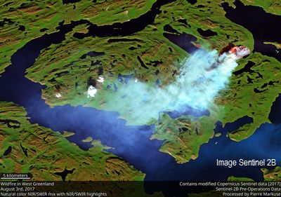 Incendie au Groenland 2017