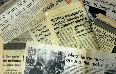 Presse  El Niño - Californie - 1982/1983